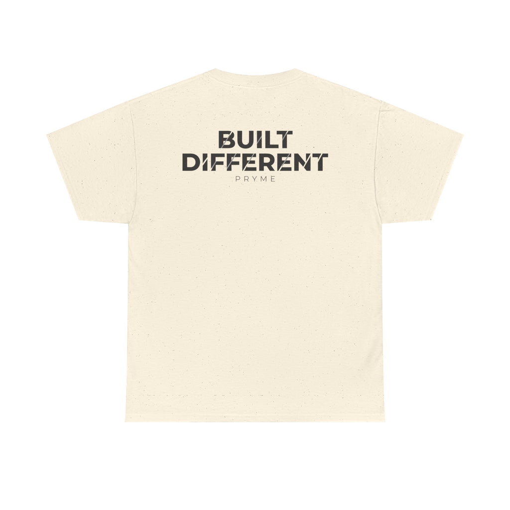 T-Shirt — PRYME X Crown Logo Tee (Streetwear, Minimal Monochrome)