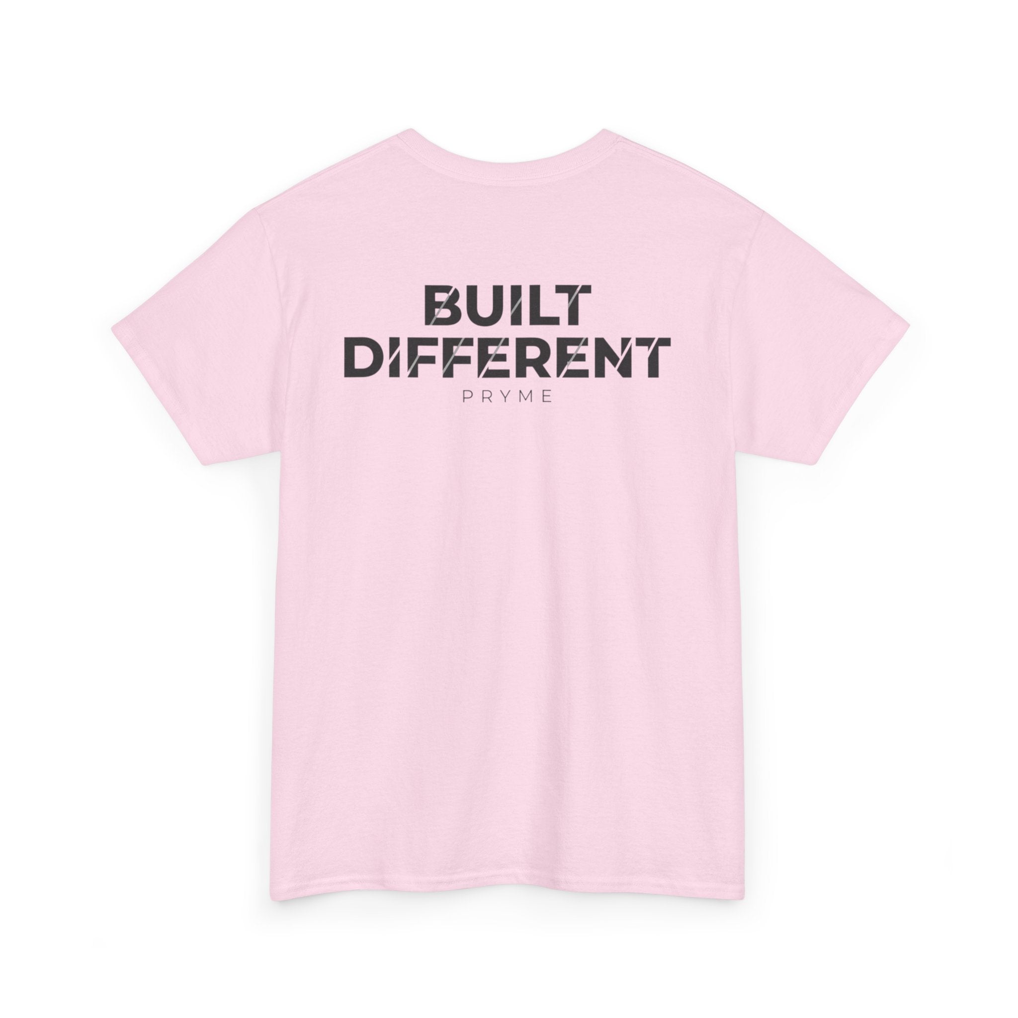 T-Shirt — PRYME X Crown Logo Tee (Streetwear, Minimal Monochrome)