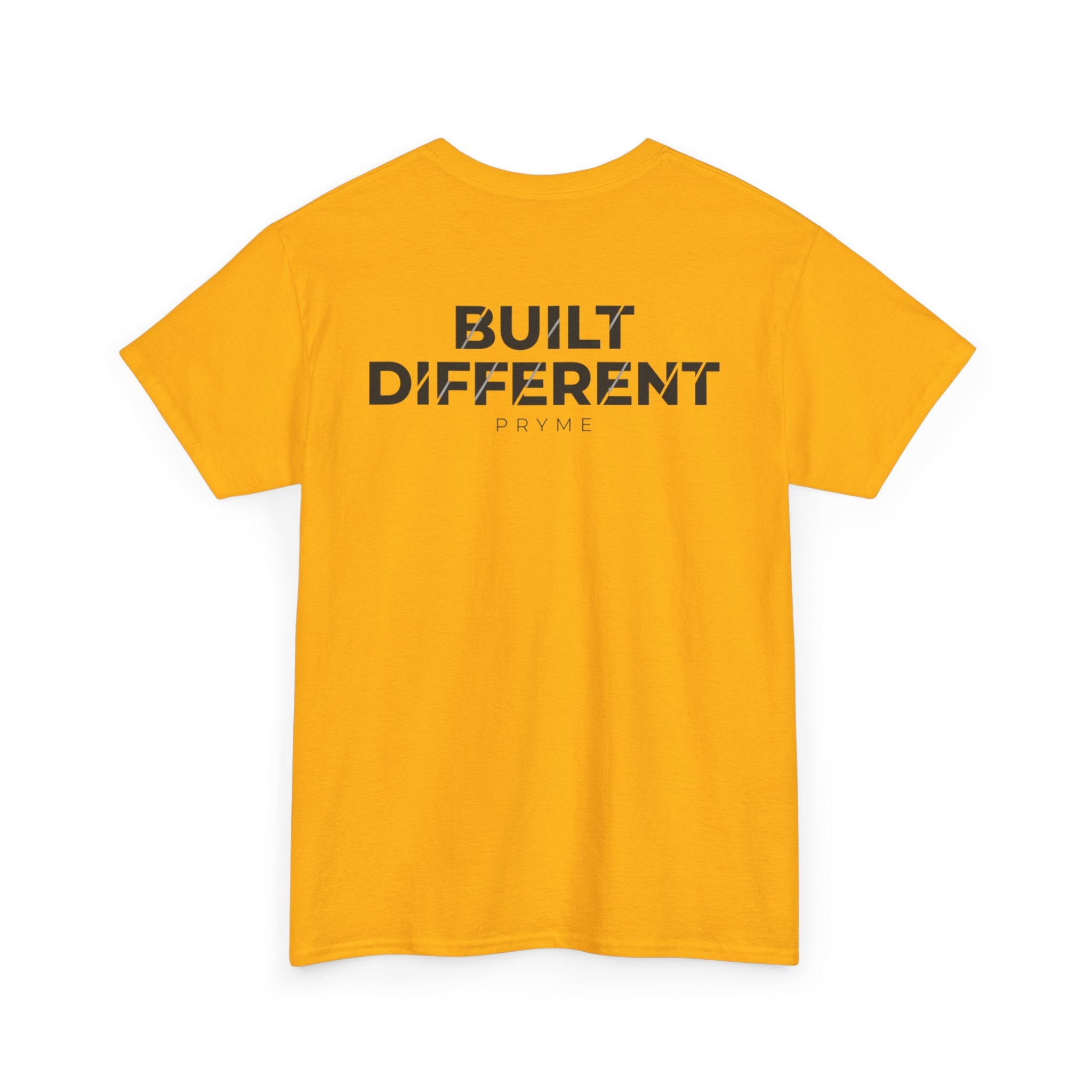 T-Shirt — PRYME X Crown Logo Tee (Streetwear, Minimal Monochrome)