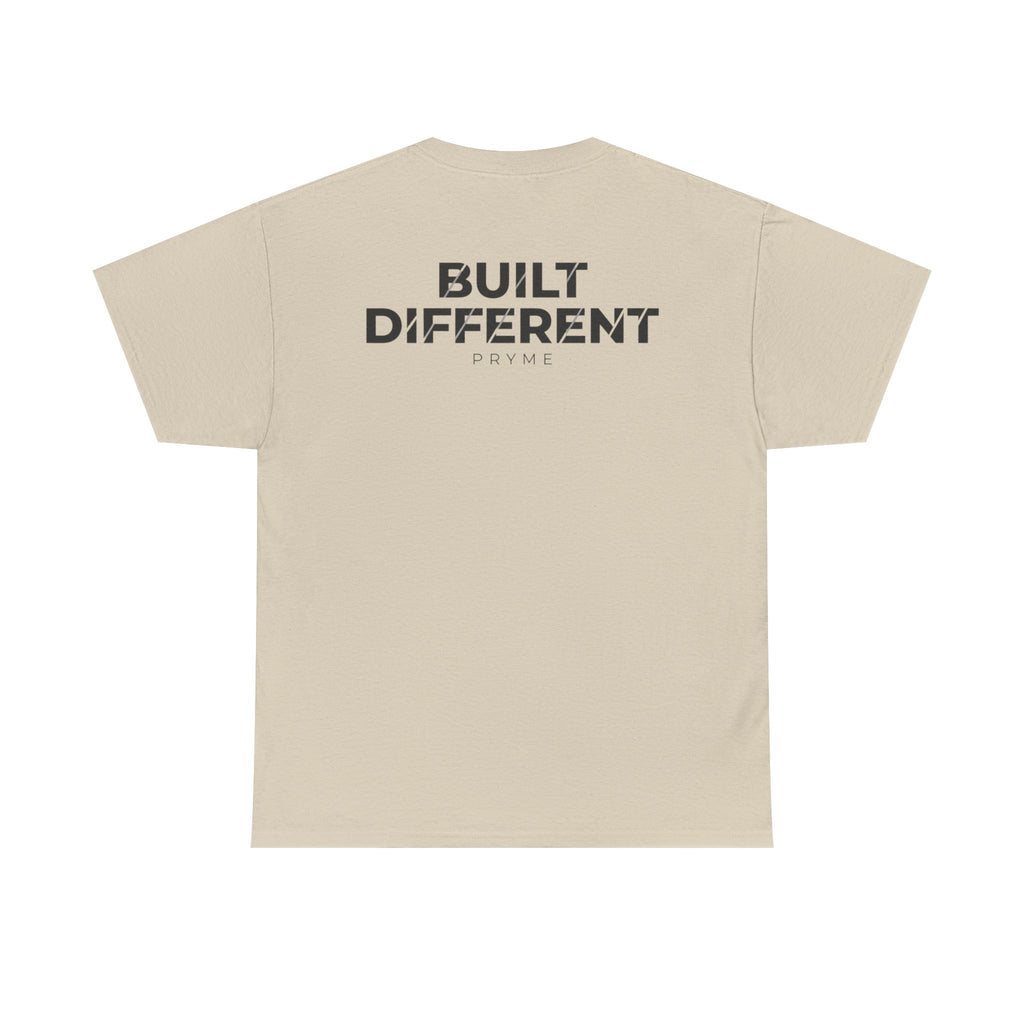 T-Shirt — PRYME X Crown Logo Tee (Streetwear, Minimal Monochrome)