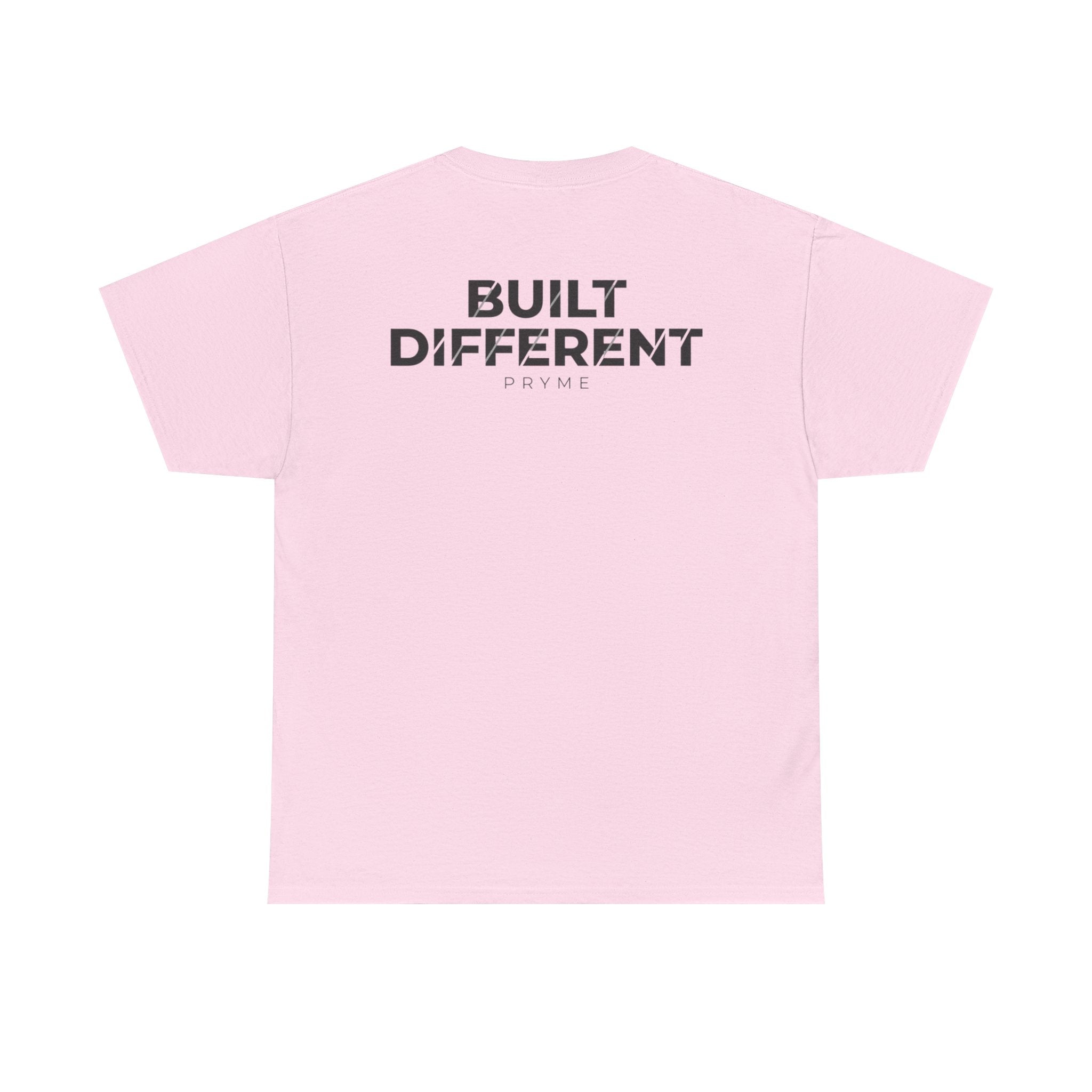 T-Shirt — PRYME X Crown Logo Tee (Streetwear, Minimal Monochrome)