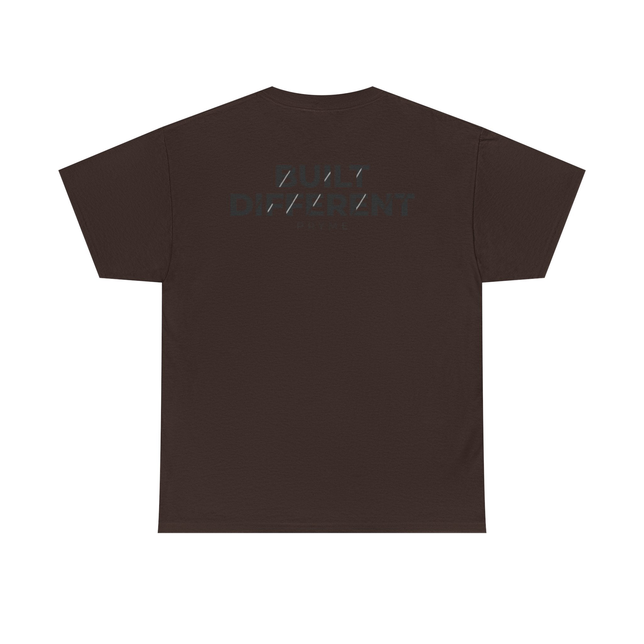 T-Shirt — PRYME X Crown Logo Tee (Streetwear, Minimal Monochrome)