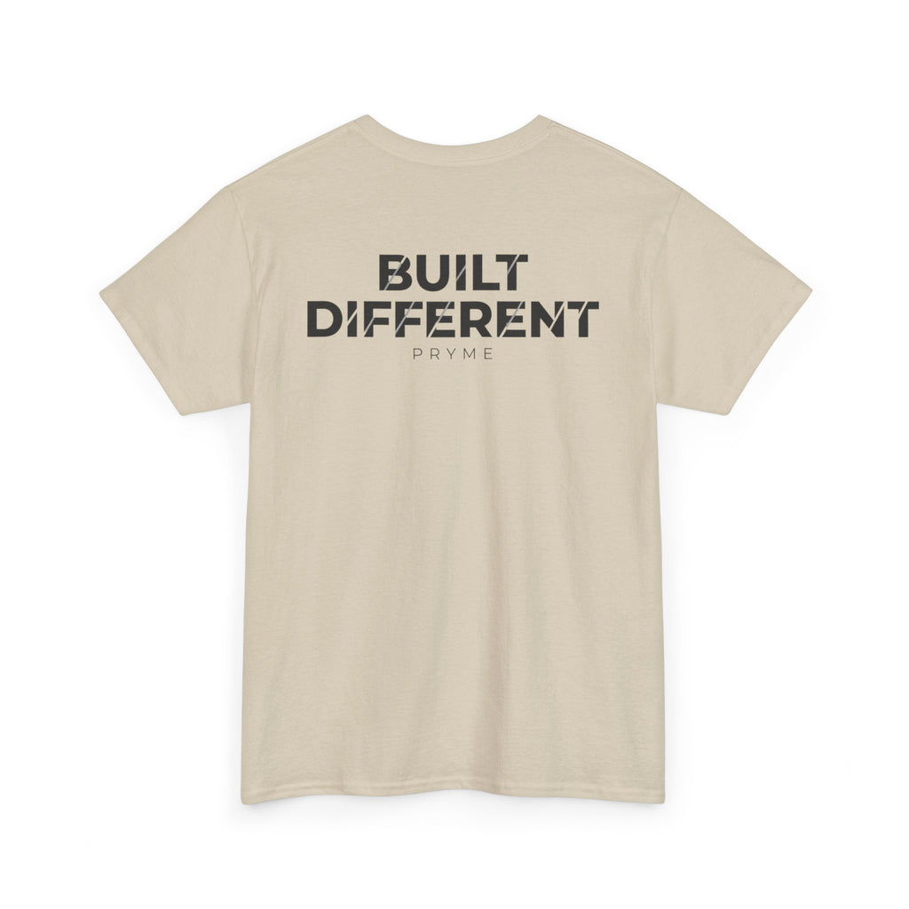 T-Shirt — PRYME X Crown Logo Tee (Streetwear, Minimal Monochrome)